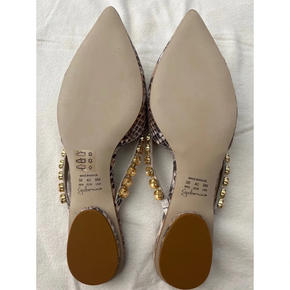 Anthropologie GUILHERMINA EMBELLISHED SLIDES - Picture 5 of 6